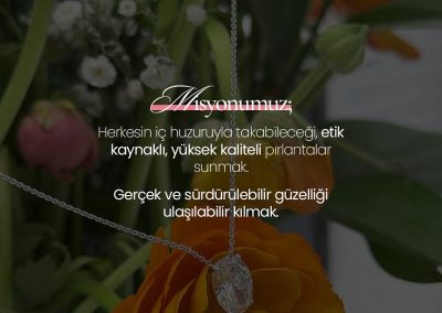 Emilia Lab Grown laboratuvar pırlantası markasının misyonu