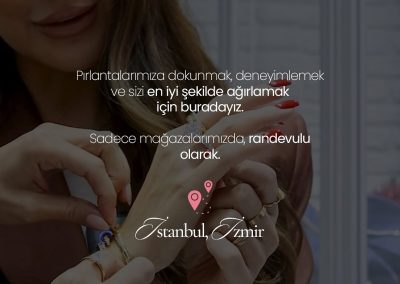 Emilia Lab Grown Nişantaşı mağazasında randevulu pırlanta deneyimi