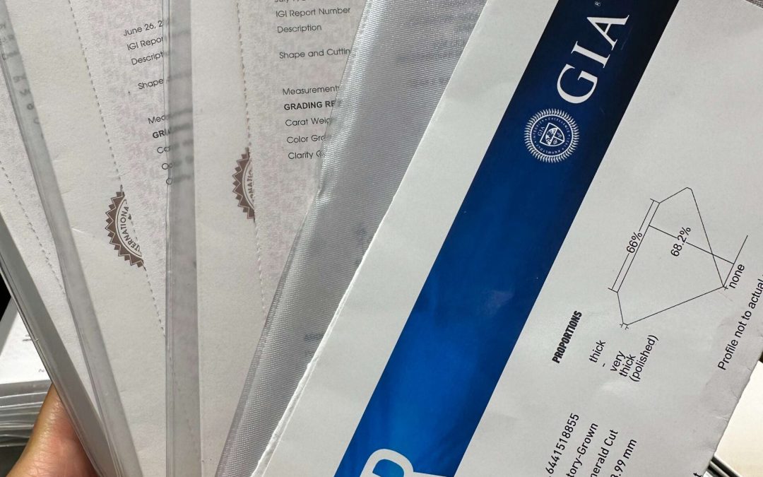GIA ve IGI laboratuvar pırlantası sertifikaları